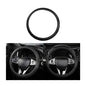 Car Steering Wheel Cover, Microfiber Breathable Ice Silk Leather Steering Wheel Cover Soft Anti-Slip Safety, 15inch Four Season Universal Fits for Most Truck,SUV,Cars (Black Ice Silk) - color: Black Ice Silk