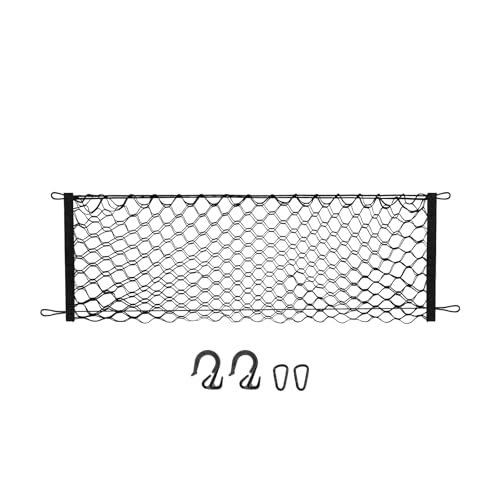 Canvcle Trunk Cargo Net for 2021-2025 2026 Kia Sorento Accessories Envelope Style Mesh Trunk Net Organizer and Storage Stretchable Adjustable Elastic Nylon Rear Cargo Netting with Hooks - style: for Kia Sorento
