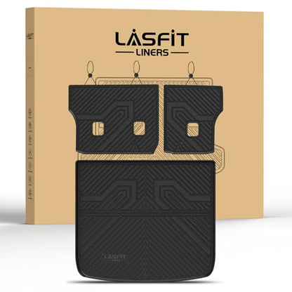 LASFIT Cargo Mat for Jeep Cherokee 2014-2018 All Weather TPE Custom Fit Rear Backrest Mat Trunk Seatback Cargo Liner, Black - style: Cherokee 2014-2018 Cargo Mat