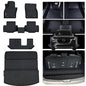 Floor Mats & Trunk mat for 2024 2025 2026 Mazda CX-90 PHEV 8 Seats-2 Row Bench Seat(Not Fit 6&7 Seats) TPE All Weather Protection 3 Rows Car Floor Liners & Cargo Liners for CX90 Accessories - size: 2024 2025 CX90-8 Seats Full Mats