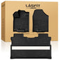 LASFIT Floor Mats for Honda Ridgeline 2026 2025 2024 2023-2017 Crew Cab, All Weather Protection TPE Non-Slip Custom Fit Automotive Accessories Floor Liners 1st & 2nd Row, Black - style: 8）For Honda Ridgeline | 2017-2026 | 1st & 2nd Row