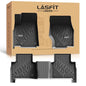 LASFIT Floor Mats for Jeep Grand Cherokee WL 2022-2025 2026 5-Seat (Include 4xe, NOT for L) All Weather TPE Custom Fit Car Mats Floor Liners 1st & 2nd Row, Black - style: Grand Cherokee 5-Seat 2022-2026 Floor Mats