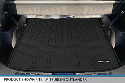 SMARTLINER All Weather Custom Fit Cargo Liner Mat for 2022-2025 Mitsubishi Outlander - color: Mitsubishi Outlander 2022 - 2025