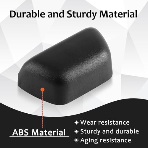 Rear Seat Belt Turning Loop Cover Compatible with Wrangler JK 2007-2010 Replace#:5HU37XDVAC - size: 5HU37XDVAC