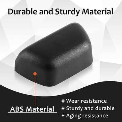 Rear Seat Belt Turning Loop Cover Compatible with Wrangler JK 2007-2010 Replace#:5HU37XDVAC - size: 5HU37XDVAC