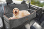 Dog Car Seat for Large Dog Under 100LBS,Pet Booster Back Seat Removable Washable Pet Travel Safety with Safety Tethers & Storage Pocket (Gray) - color: Dog Car Seat(Gray)