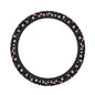 Gothic Bat Elastic Stretch Steering Wheel Cover 15 inch, Car Accessories Cover for Women Men, Breathable Anti-Slip - color: D03100154