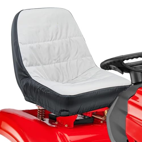 Tractor Seat Cover 600D Oxford Cloth PU Coating Water Proof Universal Forklift Mower Seat Cover for Tractors Mowers Forklifts Garden Vehicles