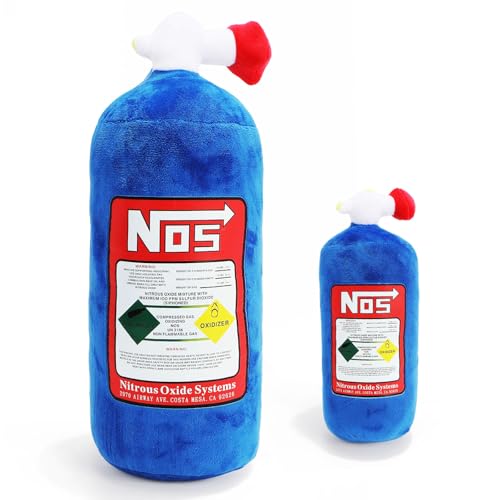 Car Neck Pillow NOS Pillow Bottle Car Headrest Pillow Soft Plush Neck Support Cushion for Driving, Office,Home,Party Decorations(11 inch&18 inch) - size: Neck and Lumbar