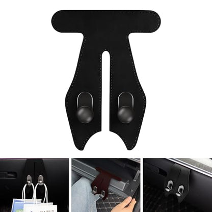 Car Hook for Co-Pilot Glovebox, Universal Vehicle Glove Box Organizer for Umbrella Handbag Coat(Black)