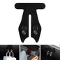 Car Hook for Co-Pilot Glovebox, Universal Vehicle Glove Box Organizer for Umbrella Handbag Coat(Black)