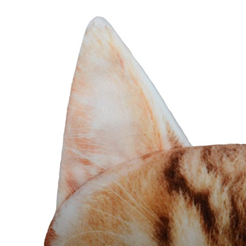 OiseauVoler Cute Car Neck Rest Pillow with Strap Comfortable Headrest Neck Pillows for Office Chair Travel Driving Cat - color: Cat