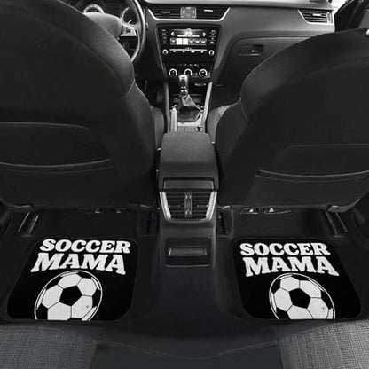 4pcs Auto Floor Mat Car Front & Back Soccer Floor Carpet Non Slip Anti Dirty Foot Pad Rug Automotive Accessories - color: Soccer