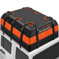 FIVKLEMNZ 30 Cubic Car Rooftop Cargo Carrier Roof Bag Waterproof for All Top of Vehicle with/Without Rack Includes Topper Anti-Slip Mat + Reinforced Straps + 6 Door Hooks + Luggage Lock - size: 30 Cubic Feet