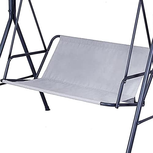 Swing Seat Cover - 600D Thickened Oxford Waterproof Chair Bench Replacement for 2/3 Seat Patio Garden Swing Chair (Grey, 43.3x17.7x21.7in) - color: Gray, size: M - 43.3x17.7x21.7in