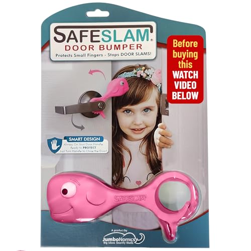 Baby Proofing Door Stopper, Door Pinch Guards Protect Child Fingers & PET Tails. Baby Safety Finger Protectors Prevent Pinch Injuries – Kids and Adults Love Whale Pinch Guard (Pink) - color: Pink