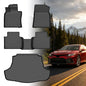 Floor Mats for Toyota Camry 2018 2019 2020 2021 2022 2023 2024(FWD ONLY), (Non Hybrid or AWD) 2022 Camry Floor Mats, 1st & 2nd Row & Cargo Liner, TPE Anti-Slip Waterproof Car Accessories - style: 10)2018-2024|Camry|Floor&Cargo Mats