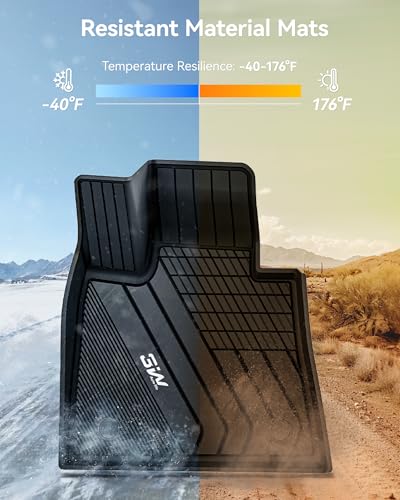 3W Floor Mats & Cargo Liner Custom Fit for BMW X5 2019-2024 2025 2026 40i/45e/50e/50i/M/M50i/M60i TPE All-Weather Full Set Heavy Duty Floor Liner and Trunk Mat Accessories (Only for 5 Passenger) - style: 3) X5 2019-2026 | Full Set