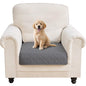 PAWFINITY Waterproof Armchair Couch Cover for Dogs, Washable Pet Blanket, Paw Print Quilted, Pet Hair Resistant, Scratch-Resistant Furniture Protector for Single Sofa & Chair, 30x30 Inch, Grey - size: 30x30 inch (pack of 1)