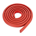 uxcell 6.56 ft Foam Backer Rod, 0.79" x 0.39" D-Shaped Solid Joint Filler, Foam Seal Strip for Caulk Saver, Rope Caulk Cement Crack Filler, Red - size: 6.56 ft x 0.79" x 0.39"