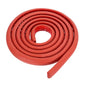 uxcell 6.56 ft Foam Backer Rod, 0.79" x 0.39" D-Shaped Solid Joint Filler, Foam Seal Strip for Caulk Saver, Rope Caulk Cement Crack Filler, Red - size: 6.56 ft x 0.79" x 0.39"