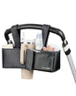 Skip Hop Ultimate Stroller Organizer Universal Fit with Adjustable Straps, Magnetic Flaps and Convertible Design That fits 40 oz. Tumblers, Black - color: Ultimate Black