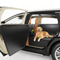 Dog Car Seat Cover for Back Seat,Waterproof PU Leather Hard Bottom Car Seat Cover for Dogs,Non-slip Backseat Dog Cover with Upgraded Door Protection Flap 52×25in,Dog Hammock for Car SUV Small Trucks - size: M