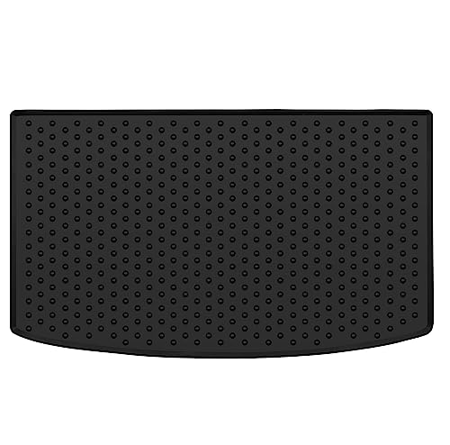 Car Cargo Mat Custom Fit for Mini Cooper Clubman R55 2008-2014 Trunk Mat Cargo Liner Black Rubber All Weather Protector - color: All Black, size: 2008-2014 R55 Clubman Cargo Liner