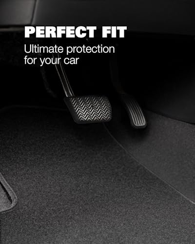 Floor Mats for Nissan Rogue - Custom Fit for 2021-2026 Nissan Rogue - Front & 2nd Row Set of 4 - Rubber Anti-Slip Back - 30oz Carpet Mat Heavy Duty - All Weather Car Liner Floormats