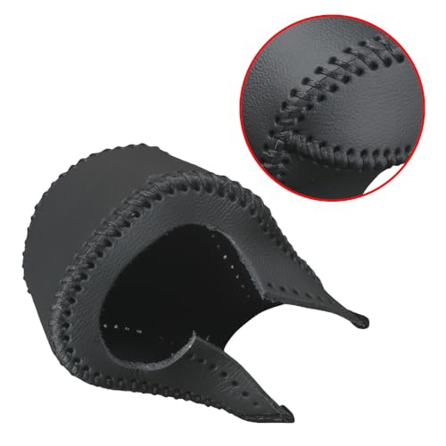 Riloer Gear Shifting Knob Cover, 1 PC Car Shift Knob Gear Handle Stick Protector Cover, Interior Shift Trims Compatible with Toyota Sienna 2021-2022 (Black Thread) - color: Black Thread