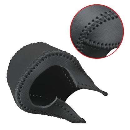 Riloer Gear Shifting Knob Cover, 1 PC Car Shift Knob Gear Handle Stick Protector Cover, Interior Shift Trims Compatible with Toyota Sienna 2021-2022 (Black Thread) - color: Black Thread