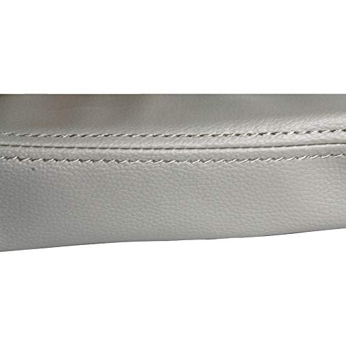 A ABIGAIL Center Console Armrest Cover Replacement for 2009 2010 2011 2012 2013 2014 2015 Honda Pilot Auto Leather Suture Console Lid Cover Replacement (Gray) - color: Gray, size: Front & Center
