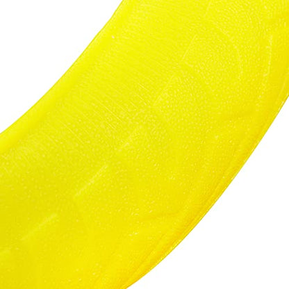 Modengzhe Steering Wheel Hand Brake Lever and Shift Knob Silicone Cover Kit, 3D Oval Anti-Slip Design Protective Case (Yellow) - color: Yellow