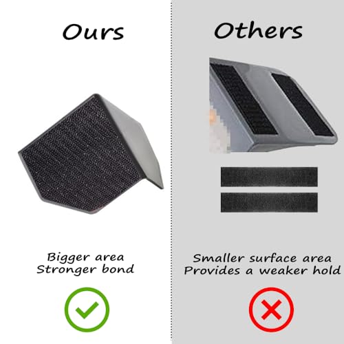 Fun&H Car Trunk Organizer Blocks, Hook & Loop Trunk Cargo Blocks, Trunk Divider to Hold Cargo in Place, Available to Wool Carpet for Car Truck SUV Van (3.9'')