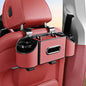 Back Seat Car Organizer,4 in 1 Multifunctional Car Back Seat Storage Box with Drink Cup Holder Tissue Box, for Hold Phone,Snacks, Drinks, Handbag-Red - color: Red