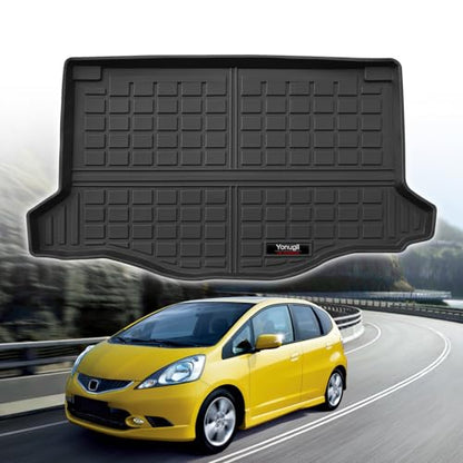 Custom for 2008-2013 Honda Fit/Jazz Cargo Mats Trunk Liner All Weather TPE Protection Mat Accessories (for 2008-2013 Honda Fit)