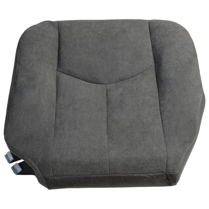 Driver Side Automotive Seat Cover Seat Bottom Cushion for 2003-2007 GMC Sierra 1500 2500 3500 1500HD 2500HD - Gray - size: Seat Cover & Foam