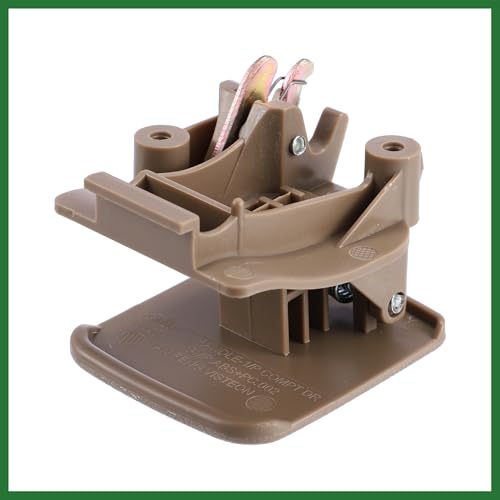 Motoforti Glove Box Latch Handle for Chevy Express Van Savana 08-20 for Venture Montana for Cadillac STS XLR CTS SRX Replace 20933084 Car Interior Accessories Brown Open Handle Long-Lasting