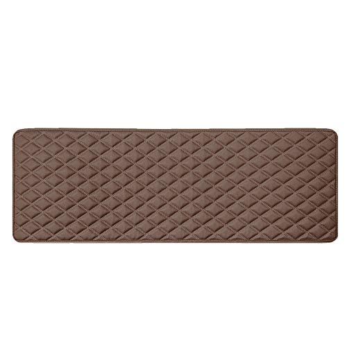FH Group F16501BROWN-14 Deluxe Heavy Duty Faux Leather Diamond Pattern Multi-Purpose Brown Automotive Cargo Liner fits most Cars, SUVs, and Trucks, 14 inches - color: Brown, size: 40 x 14 Inches