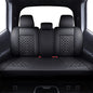 Tomatoman Tacoma Car Rear Seat Covers 2005-2025 2026 Access Double Extended Cab TRD Sport Offroad Limited SR5 V6 Truck with Waterproof Faux Leather Back Cushions(Rear Seat/Black) - color: Rear Seat/Black