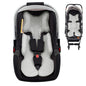 Car Seat Cooling Pad for Baby, Mink Dot Car Seat Cooler Mat for Girls Boys, Stroller Cooling Pad with 3D Breathable Mesh, Multifunctional Infant Carseat Cooling Insert Liner for Summer - color: Gray