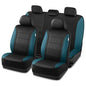 Road Comforts Leather Seat Covers, Breathable Car Seat Covers Full Set for Men,Airbag Compatible, Automotive Seat Covers Set Universal Fit Most Cars,Vans,Truck,SUV - color: Blue Full Set