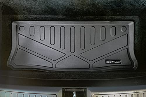 SMARTLINER All Weather Custom Fit Rear Cargo Well Liner Compatible with 2017-2020 Tesla Model S - color: Tesla Model S 2017 - 2020