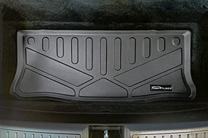 SMARTLINER All Weather Custom Fit Rear Cargo Well Liner Compatible with 2017-2020 Tesla Model S - color: Tesla Model S 2017 - 2020
