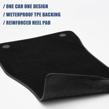 Carpet Floor Mats Fit for VW Tiguan 2018-2024, Custom Fit All Weather Anti-Slip Waterproof Floor Liners - 3pc