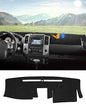 Autorder Dashboard Cover Mat Fit for 2007-2021 Nissan Frontier/2009-2012 Suzuki Equator Accessories Dash Cover Flannel Dash Mat Sunshade Glare UV Rays Protector - size: 2007-2021 Nissan Frontier (Black)