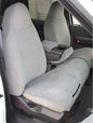 Durafit Seat Covers, F249-X4- Ford F150 Regular and XCab High Back 40/60 Split Bench Seat Covers in Dark Tan Twill with Molded Headrests and Console with Opening 12 in. Lid