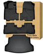 Floor Mats ＆ Cargo Liners Compatible with 2007-2011 Honda CR-V，All Weather Protection Waterproof Durable Anti-Slip Odorless Custom-fit Front Rear Rows Back Trunk Tray Full Set Carpet Liner - size: 1）For Honda CRV（2007-2011 ）Floor＆Trunk Mats