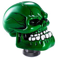 Skeleton Shifter Knobs Skull Gear Lever Handle Car Shift Head Fit Most Manual Automatic Transmission Vehicles, Green - color: Green