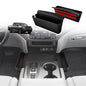 Muslogy for 2017-2024 2025 2026 Ridgeline Center Console Shifter Storage Box ABS Material Console Side Organizer Left & Right 2PCS Set with Stronger Tape Compatible with Honda Ridgeline 2017-2026 - size: Ridgeline 2PCS Console Side Storage